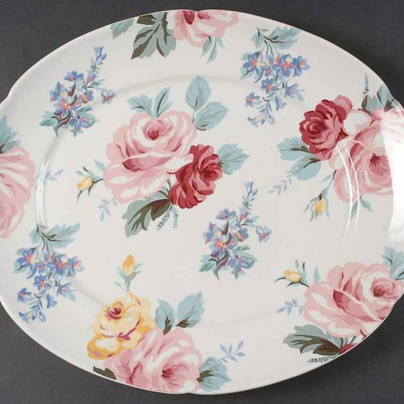 EUC Ralph Lauren Kirsty Platter 15" Oval Platter - Picture 1 of 4